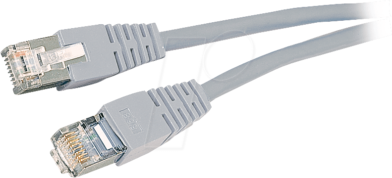 Thumbnail - PATCHKABEL 1,5GR - 1,5 m Cat.5e-Kabel, grau, Netzwerkkabel RJ45
