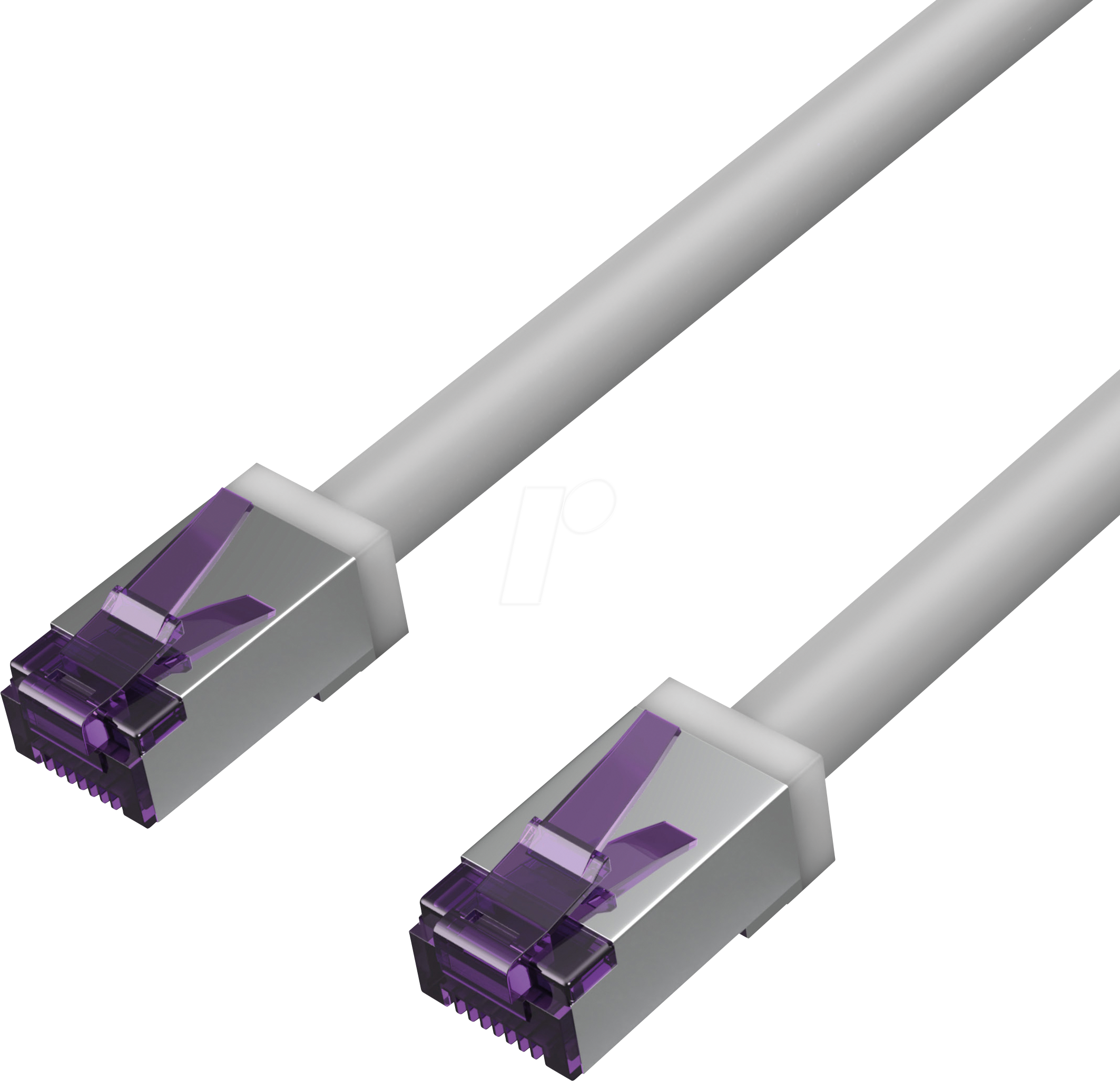 Thumbnail - FLX FL31-28500 - Patchkabel Cat. 6A S/FTP, PIMF, grau, 50 m