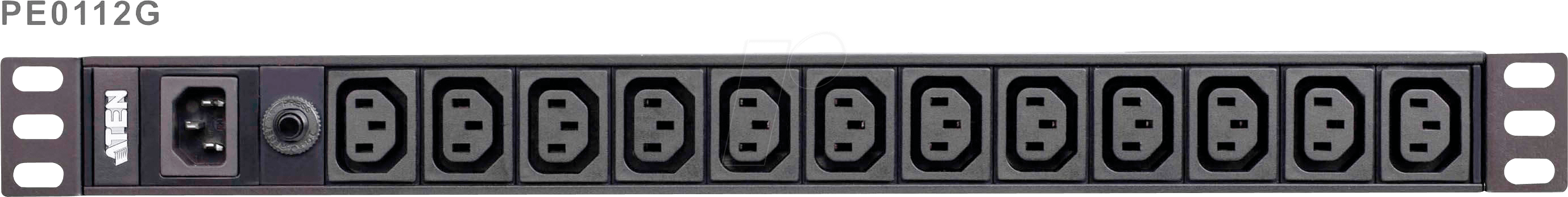 ATEN PE0112G - Steckdosenleiste, 19'', 12-fach