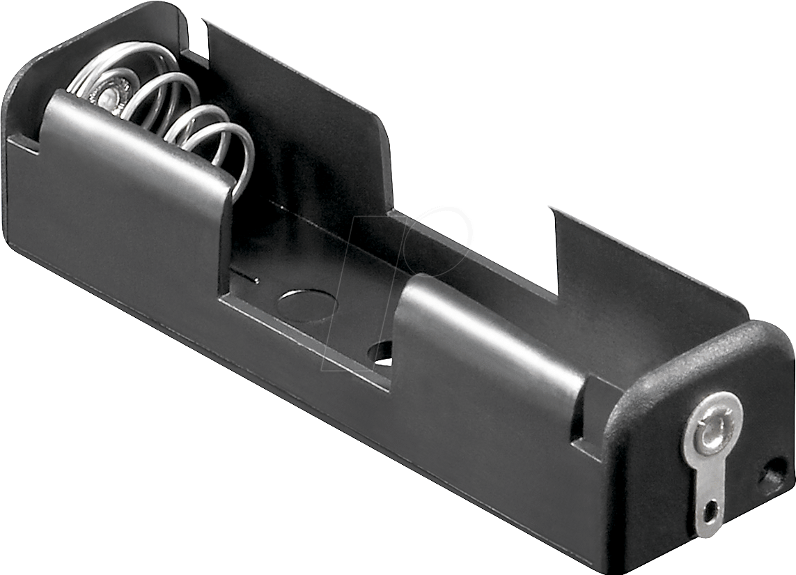 HALTER 1XUM3-LF - Batteriehalter für 1 Mignonzelle (AA), Lötfahne
