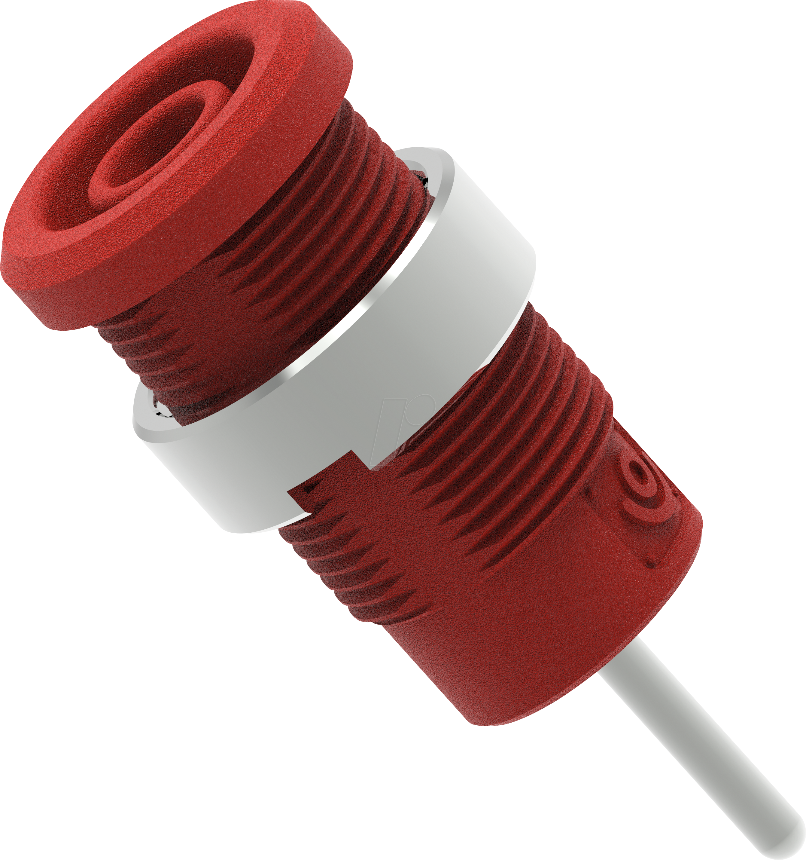 PJP 3267-C-R - Sicherheits-Bananenbuchse, 4 mm, Kontaktstift, rot