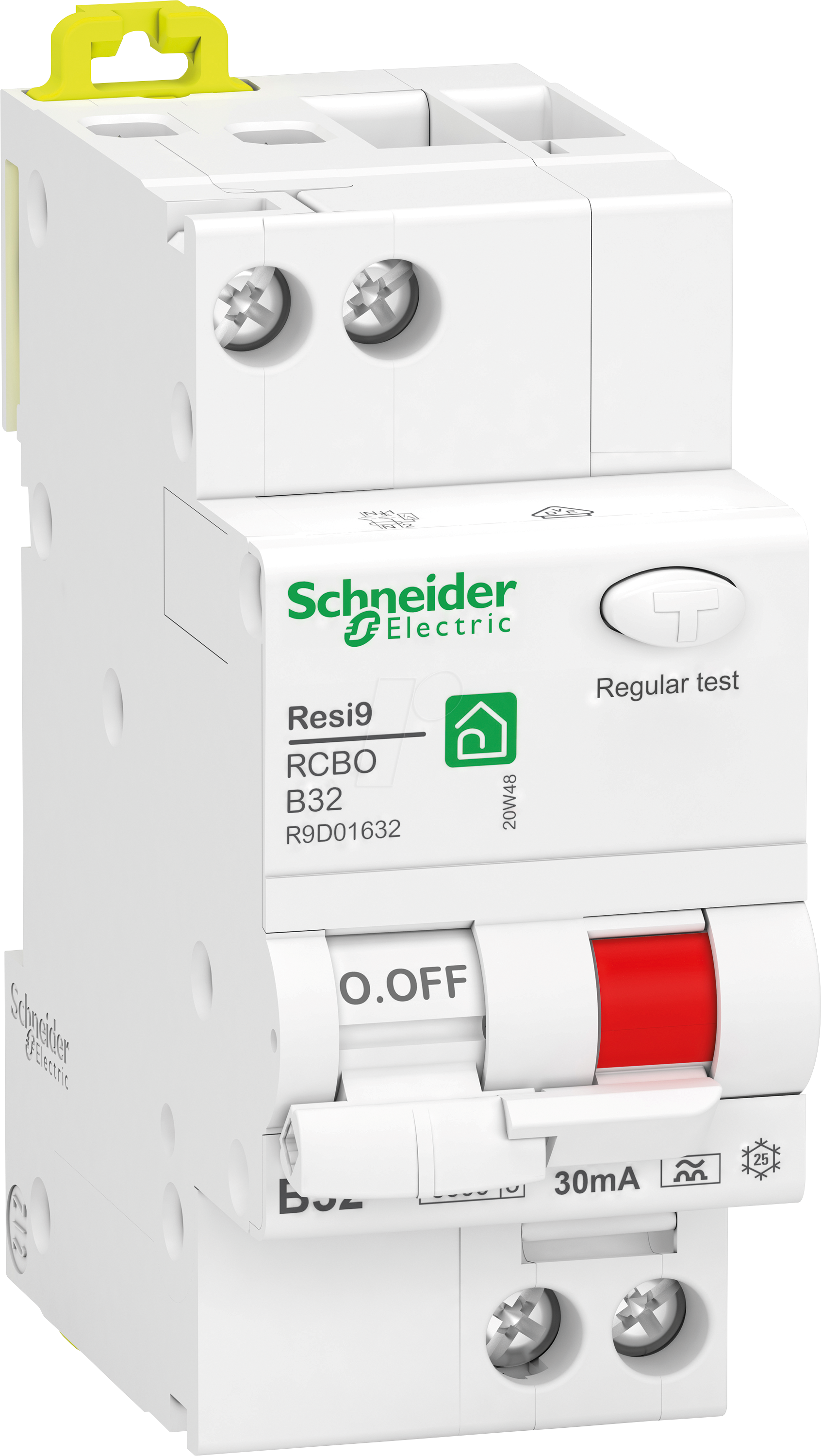 R9D01632 - FI/LS-Schalter Resi9 1P+N, 32A, B-Char., 30mA, Typ A, 6kA