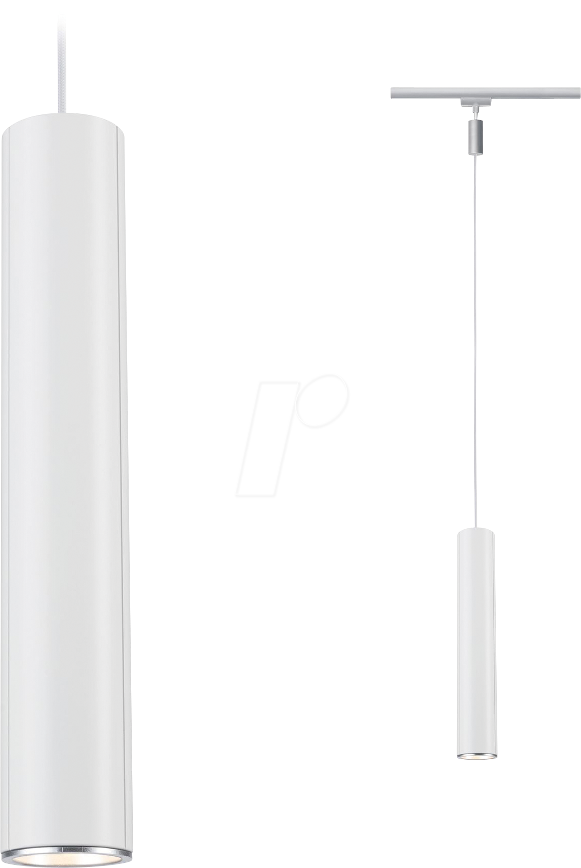 PLM 96958 - URail Pendel Catalejo, GU10, max. 10 W, dimm, chrom/weiß