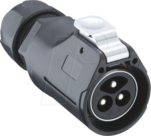 LUT 2850-03-T20T - Quicklock-Stecker - Größe 28, 3 pol