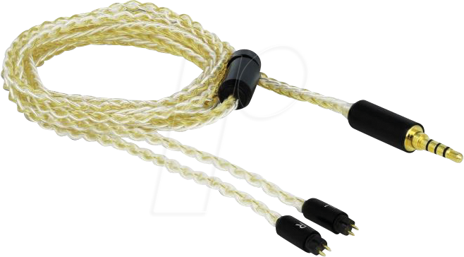 DELOCK 85849 - Audio Kabel 3,5 mm 4 Pin Klinkenstecker zu 2 x 2 Pin Stecker 1,2