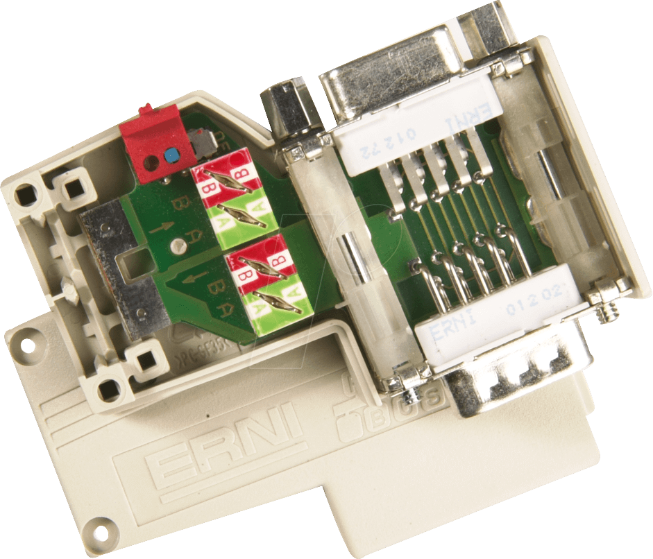 ERBIC-2 SK - Profibus-Anschluss, 2x Sub-D, Schraubklemme