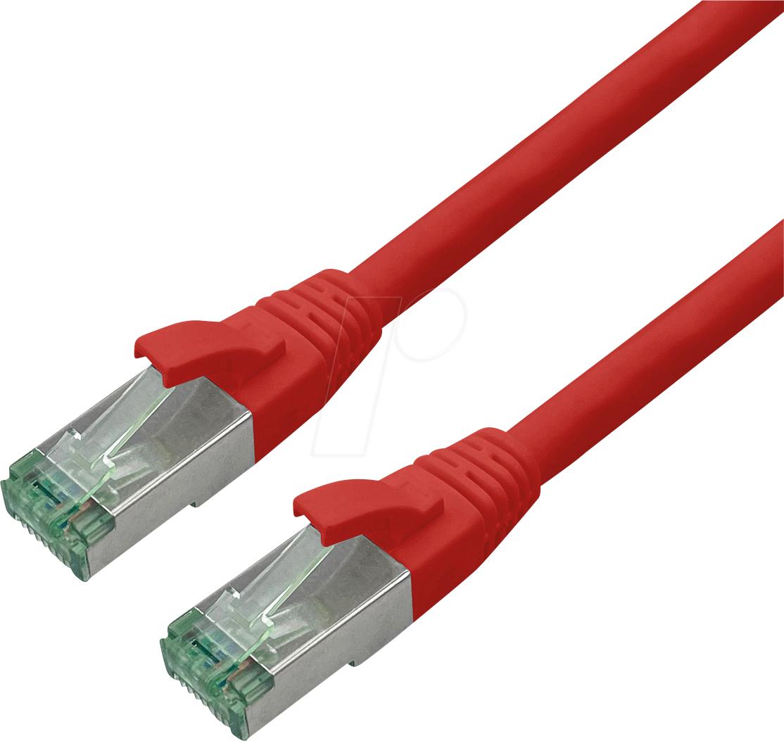 ROLINE 21453217 - Patchkabel Cat.6a S/FTP (PiMF), rot, 10 m