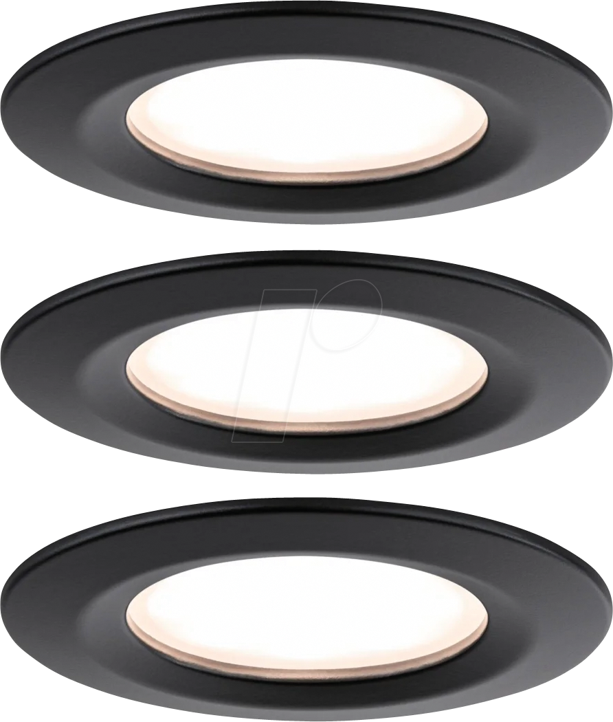 PLM 93081 - Einbauleuchte Nova Plus Coin , 3x6 W, 2700 K, dimmbar, starr