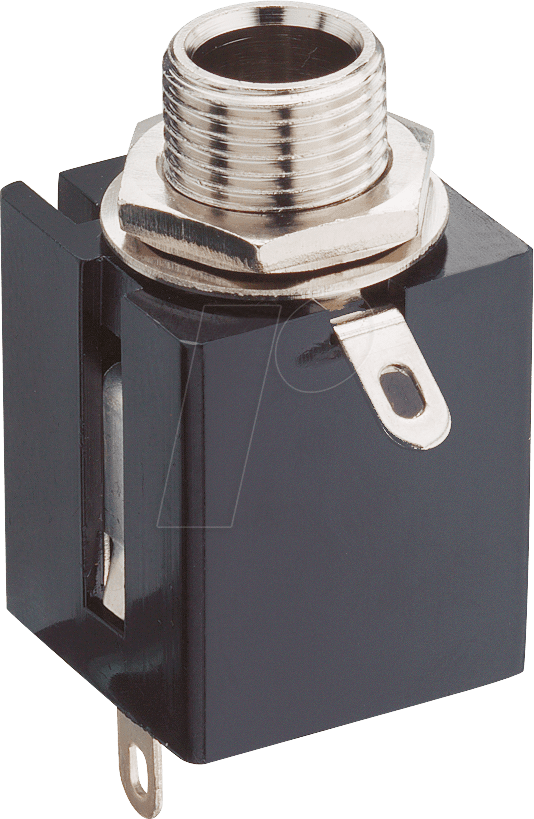 LUM KLBPS 3 - Klinkeneinbaubuchse, 6,35 mm, Stereo, 3-pol