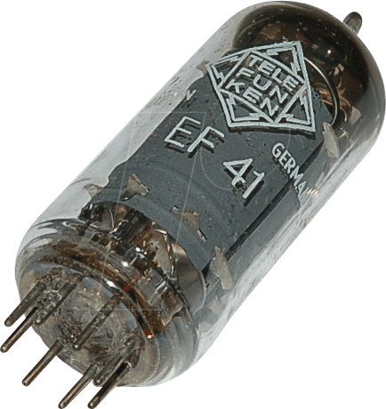 TUBE EF41 - Elektronenröhre, Pentode, B8A, 8-pol, 6,3 V