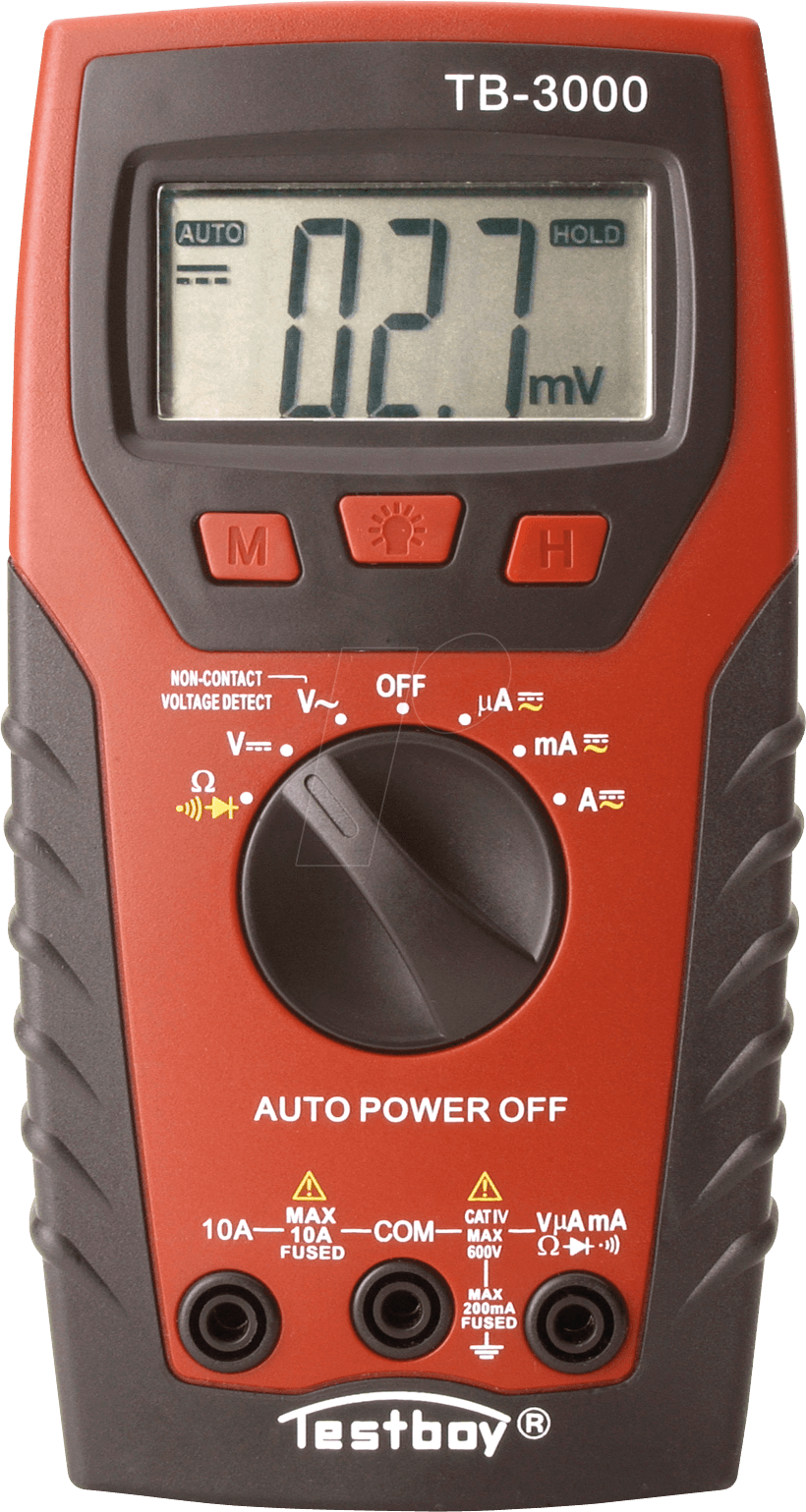 TESTBOY 3000 - Multimeter 3000, digital, mit Spannungssensor