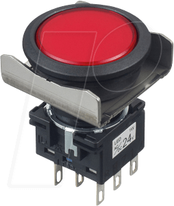 ID LB6BM1T6LR - Drucktaster LB, 22 mm , 2 CO