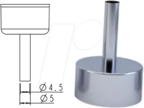 ATTEN A-2101 - Heißluftdüse, gerade, Ø 5 mm für STATION ST-8800/8802