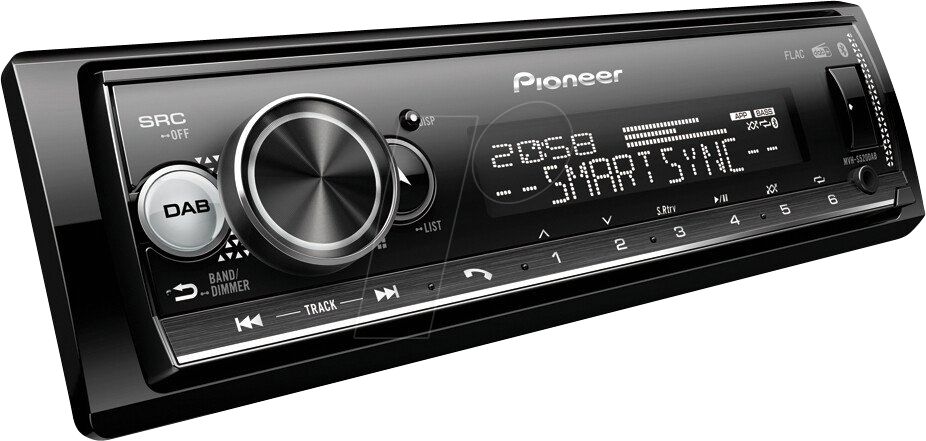 PIO MVH-S520DAB - Audio-Receiver - 1-DIN, DAB+, BT, USB, RGB
