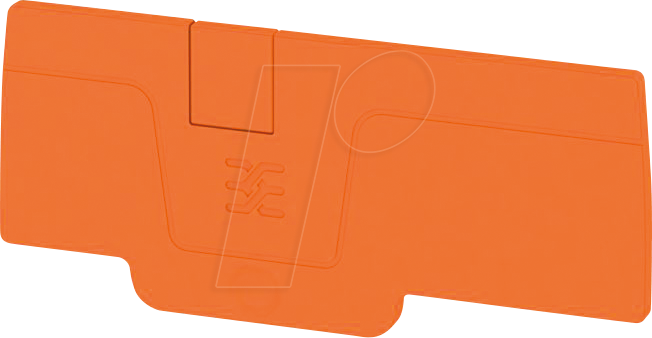 AEP 3C 4 OR - Abschlussplatte A-Serie, orange