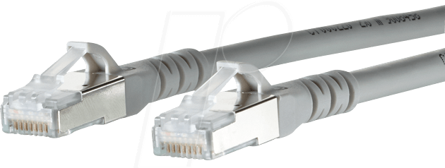 Thumbnail - BTR 1308452033-E - Patchkabel RJ45 Cat.6A S/FTP 2 m grau
