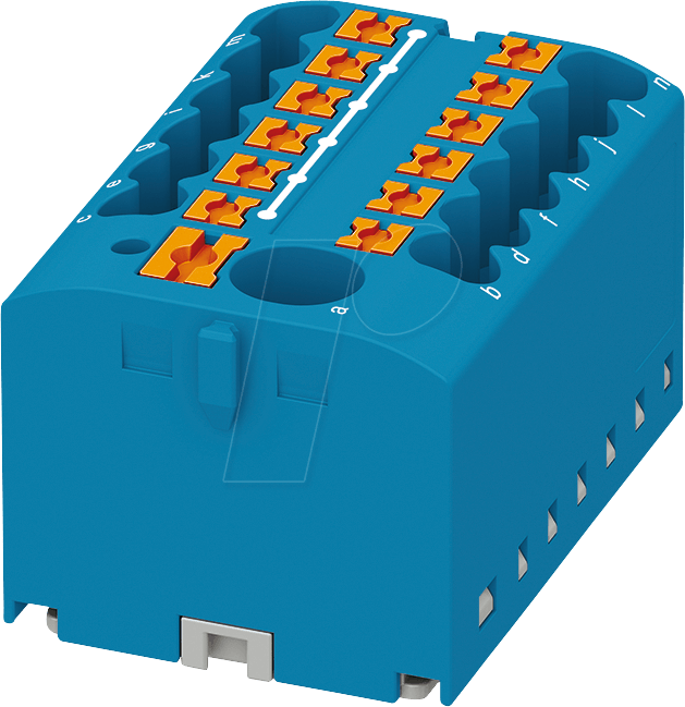 PHOE 3273354 - Verteilerblock PTFIX, 12x2,5, blau