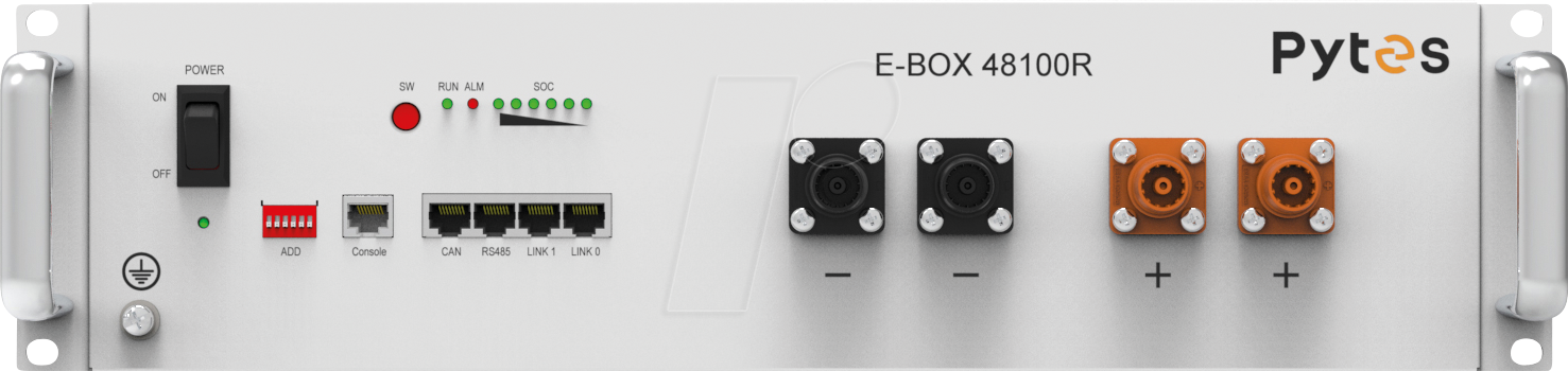 PYTES 4810R TE+ - Pytes E-Box-48100R TE+, 5,12 kWh, LiFePO4, 51,2 V
