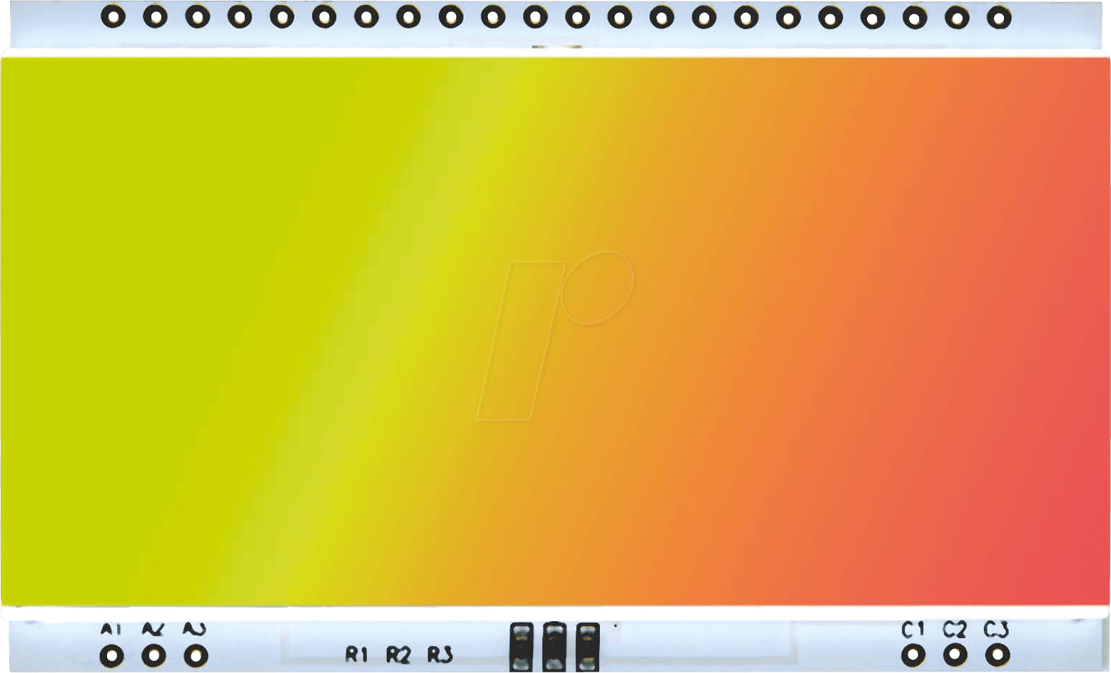 EA LED66X40-GR - LED-Beleuchtung für DOGM204, 66 x 4 mm, grün