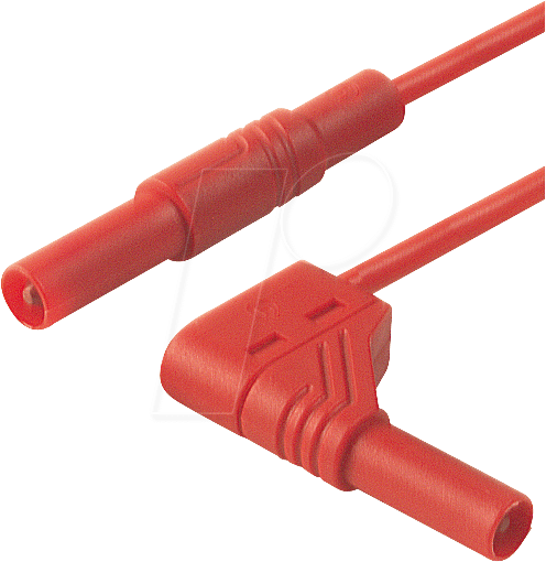 MLS WG 100 25 RT - Messleitung, 2,5 mm², 1,0 m, rot, gesichert