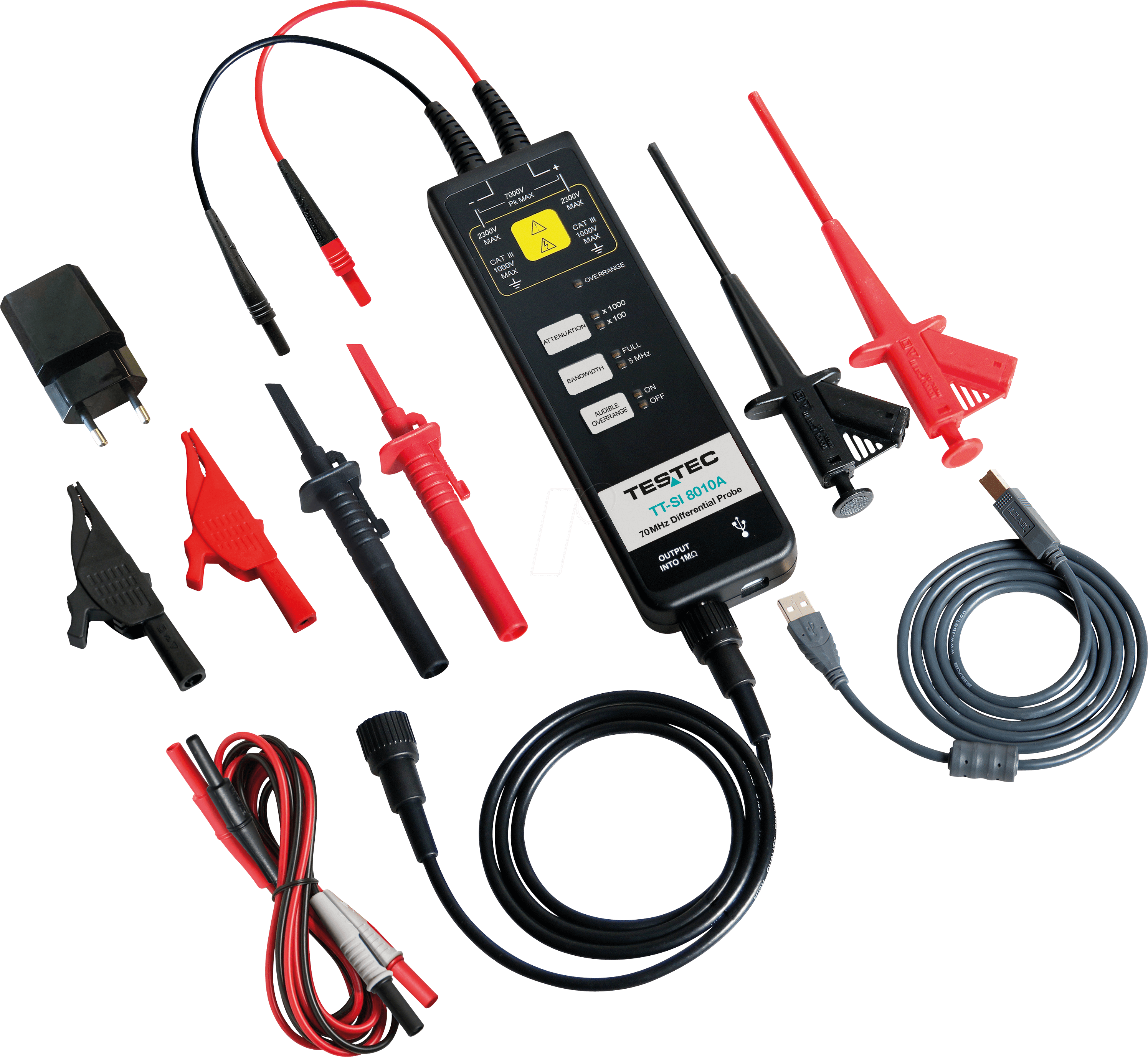 TT-SI 8010A - Differenzialtastkopf, 100 MHz, aktiv