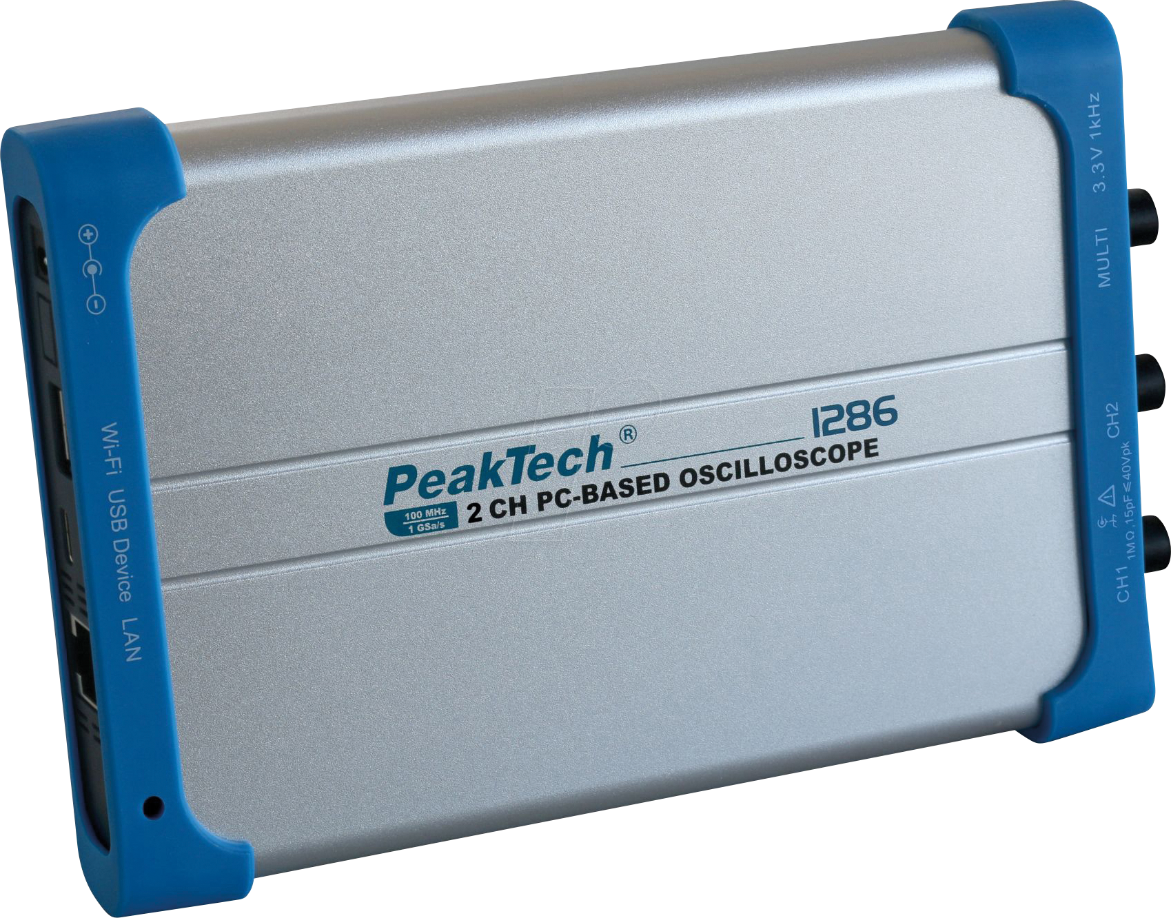 PEAKTECH 1286 - USB-Oszilloskop, 100 MHz, 2 Kanäle