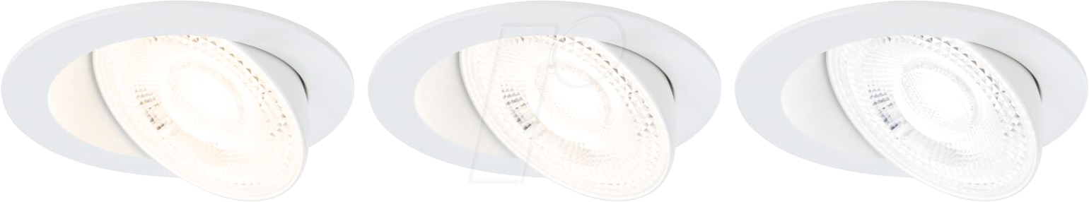 PLM 92253 - Einbauleuchte Aumus, 5 W, 700lm, 2700-6500 K, 90°, rund, weiß