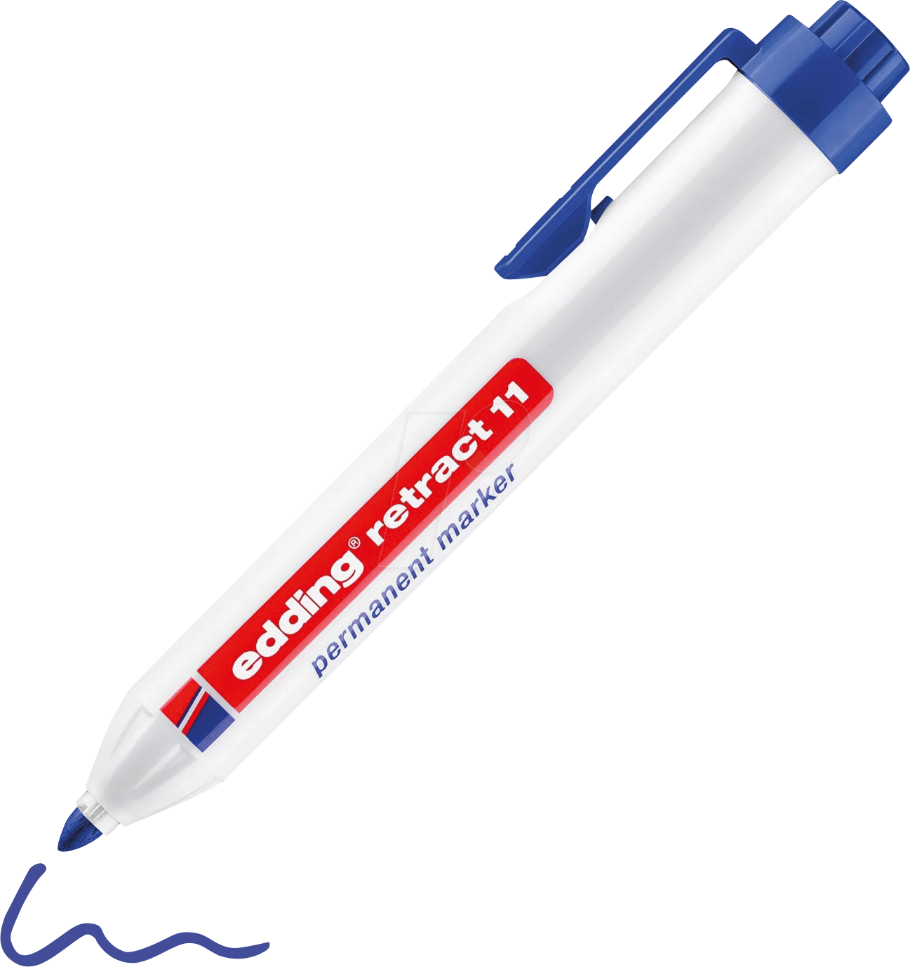 EDDING RET11BL - Permanent Marker, 1,50 - 3,00 mm, blau