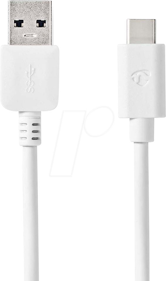 Thumbnail - N CCGW61650WT10 - USB 10 Gb/s Kabel, C-Stecker > C-Stecker, 1m, Weiß