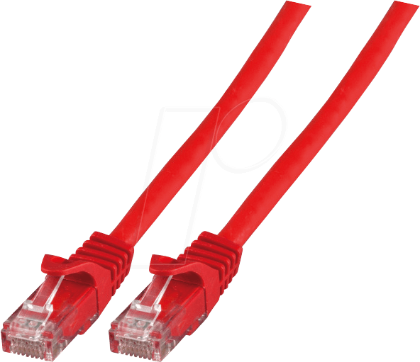Thumbnail - EFB K8110RT.0.5 - Cat.5e U/UTP, Patchkabel, 0,5 m, rot