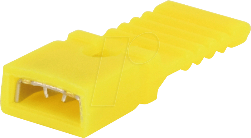 MPE 149-4-002-F4 - Jumper 2,54 mm, geschlossen mit Griff, gelb