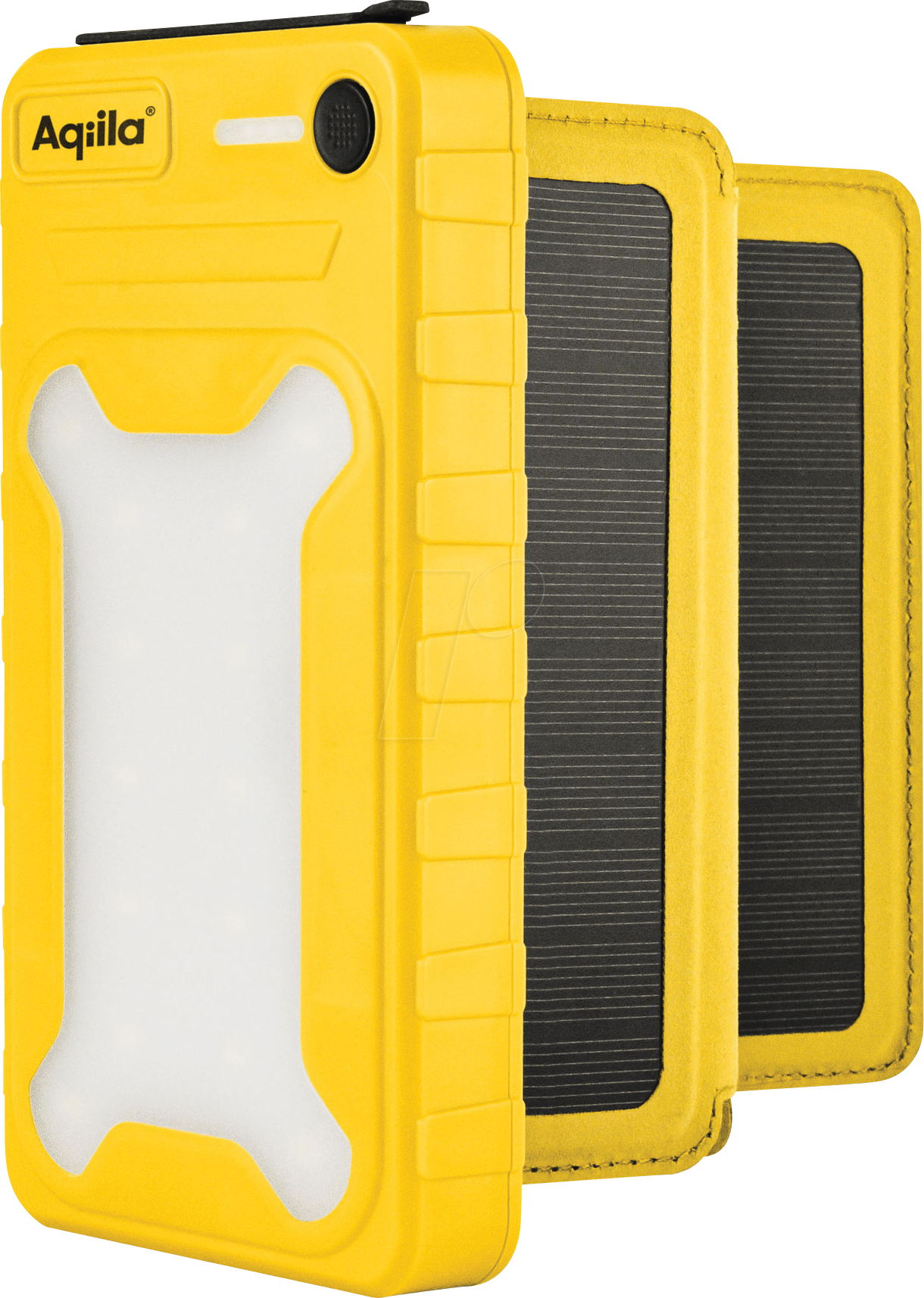 AQIILA PB BS10 - Powerbank, 10000 mAh, 20 W, 1x USB-A, 1x USB-C, Solar