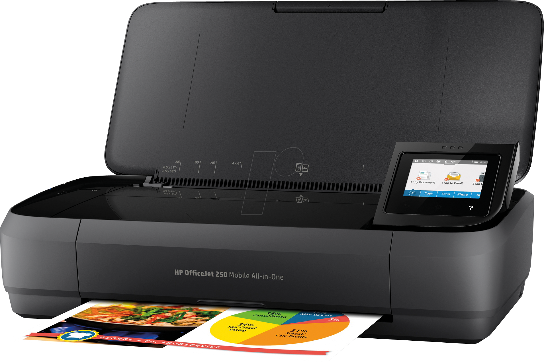 HP CZ992A - Drucker, Tinte, 3in1, A4, mobil, WLAN, inkl. UHG