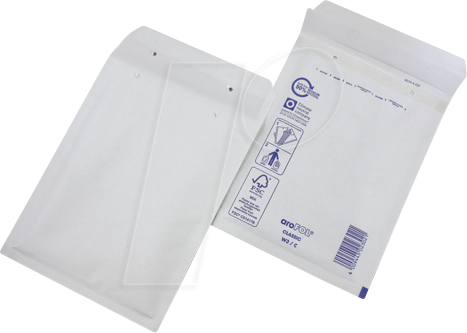 UMS 3559-100 WS - Luftpolstertaschen, DIN C13, 100 Stück, weiß