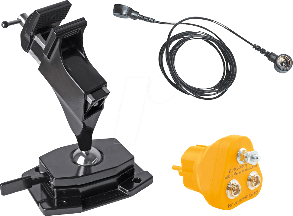 BERN 9 215 ESD1 - Kugelgelenk-Schraubstock, ESD, mit Schraube und ESD-Set