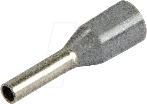 VT AEHUL 0,75-12 - Aderendhülsen, Ø 0,75 mm², 12 mm, grau, 100er-Pack