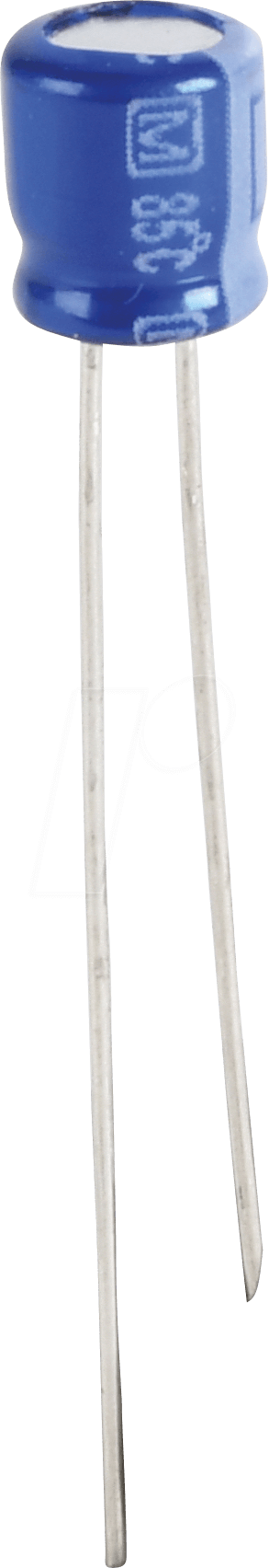 D-A 4,7U 35 - Elko, radial, 4,7 µF, 35 V, RM 2,5, 85°C, 1000 h, 20%