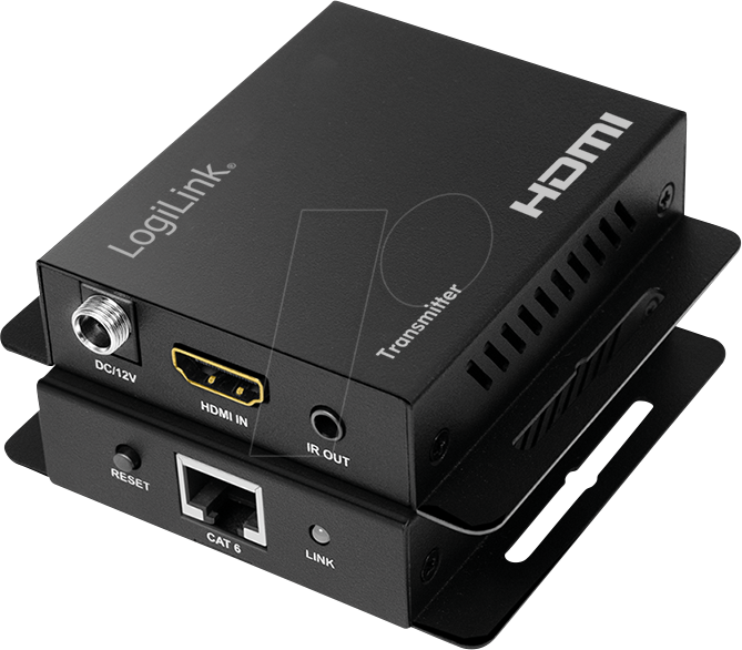 LOGILINK HD0063 - HDMI Extender über Cat.6, 4K 60 Hz, 70 m