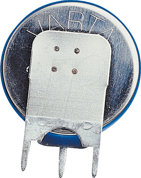 CR 2032P-V - Lithium-Knopfzelle, 230 mAh, Printmon., stehend