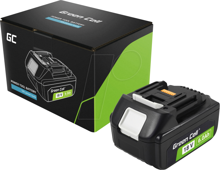 GC PTMA18V6 - Werkzeugakku für Makita-Geräte, 18 V, 6Ah