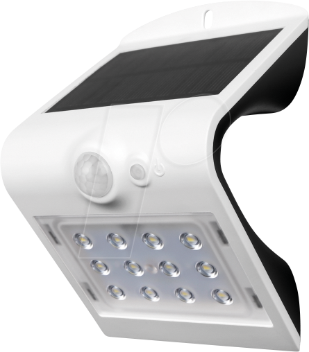 BLULAXA 48552 - LED-Solarleuchte, Strahler, mit Bewegungsmelder, 1,5 W, weiß, IP