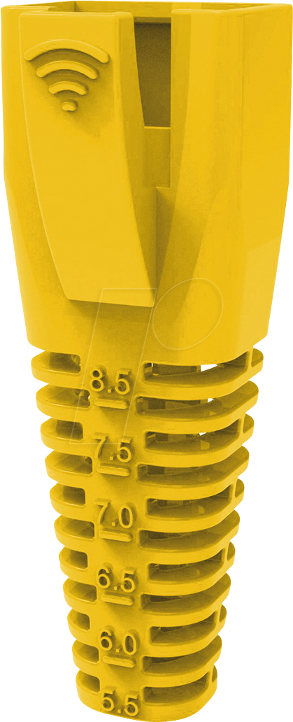 Thumbnail - ROLINE 12011112 - Knickschutztülle für RJ45, gelb, 10 Stück