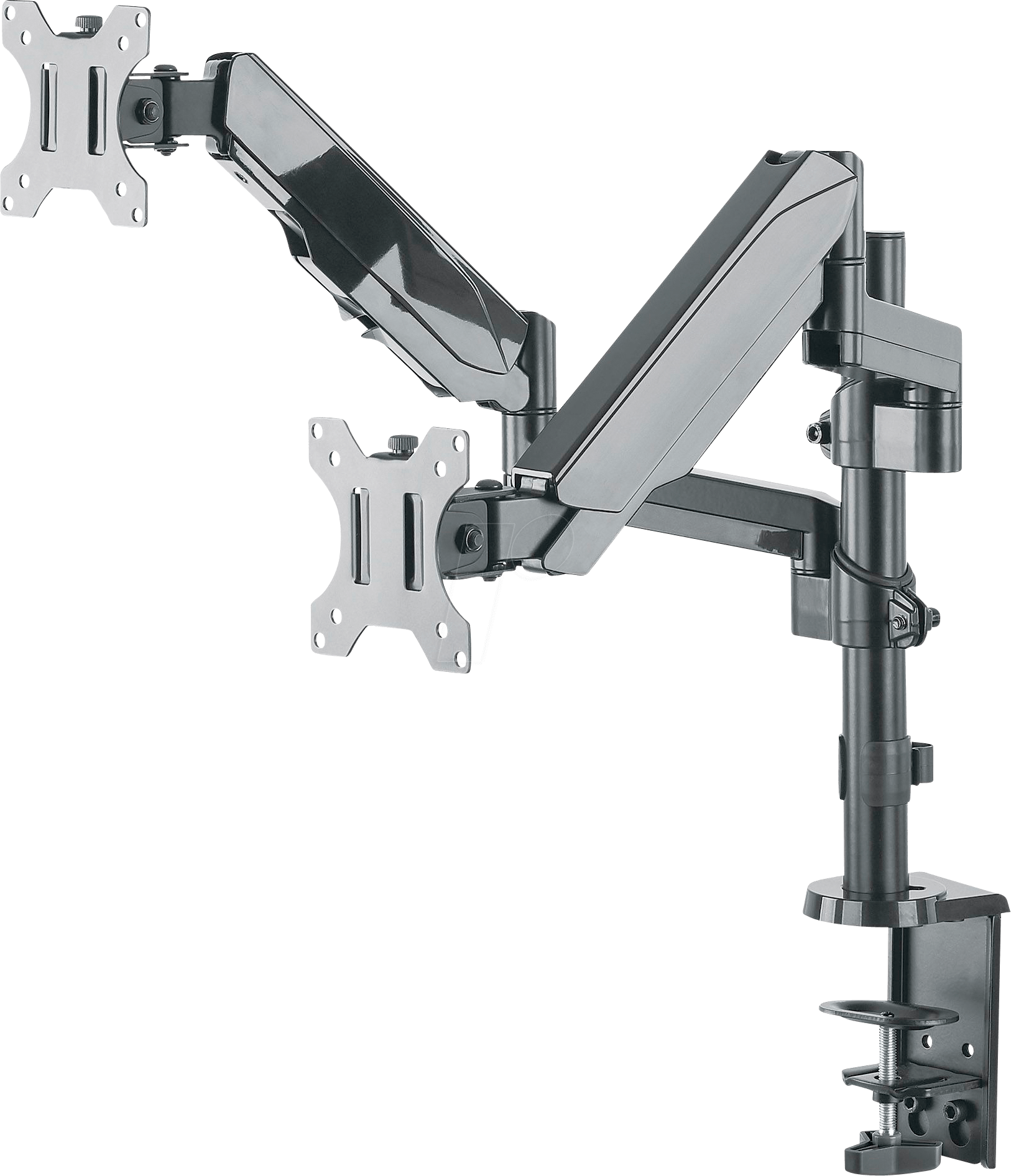 MANHATTAN 461597 - Tischhalterung für 2 Monitore, 17'' - 32'', Gasdruckfeder