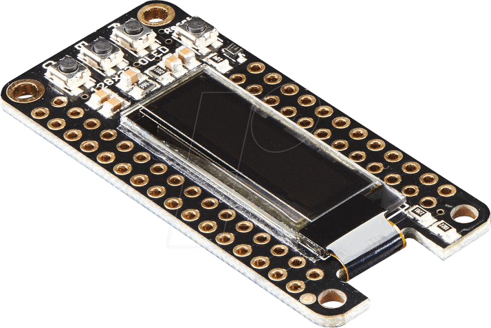 Thumbnail - DEBO FW OLED ADD - Entwicklerboards - FeatherWing OLED-Addon, SSD1306