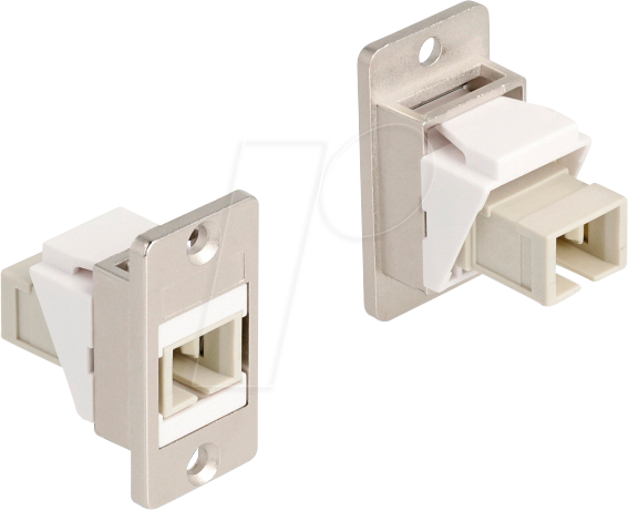DELOCK 67168 - Keystone Modul, LWL SC Simplex Buchse / Buchse
