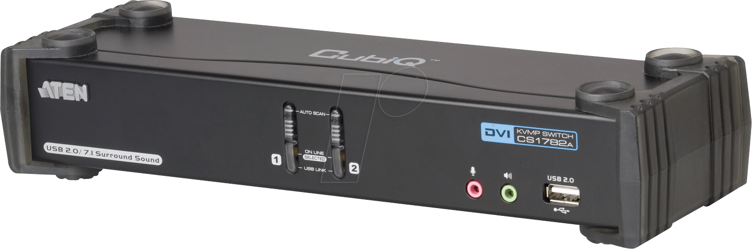 ATEN CS1782A - 2 Port KVM USB / DVI-Dual-Link / Audio