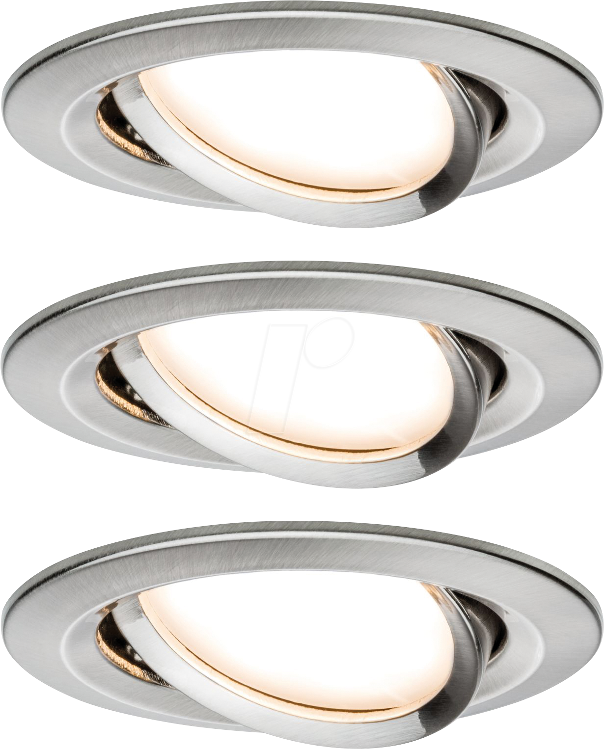 PLM 93878 - Einbauleuchte Nova Plus Coin, 6 W, 2700 K, 50°, rund, 3er Set