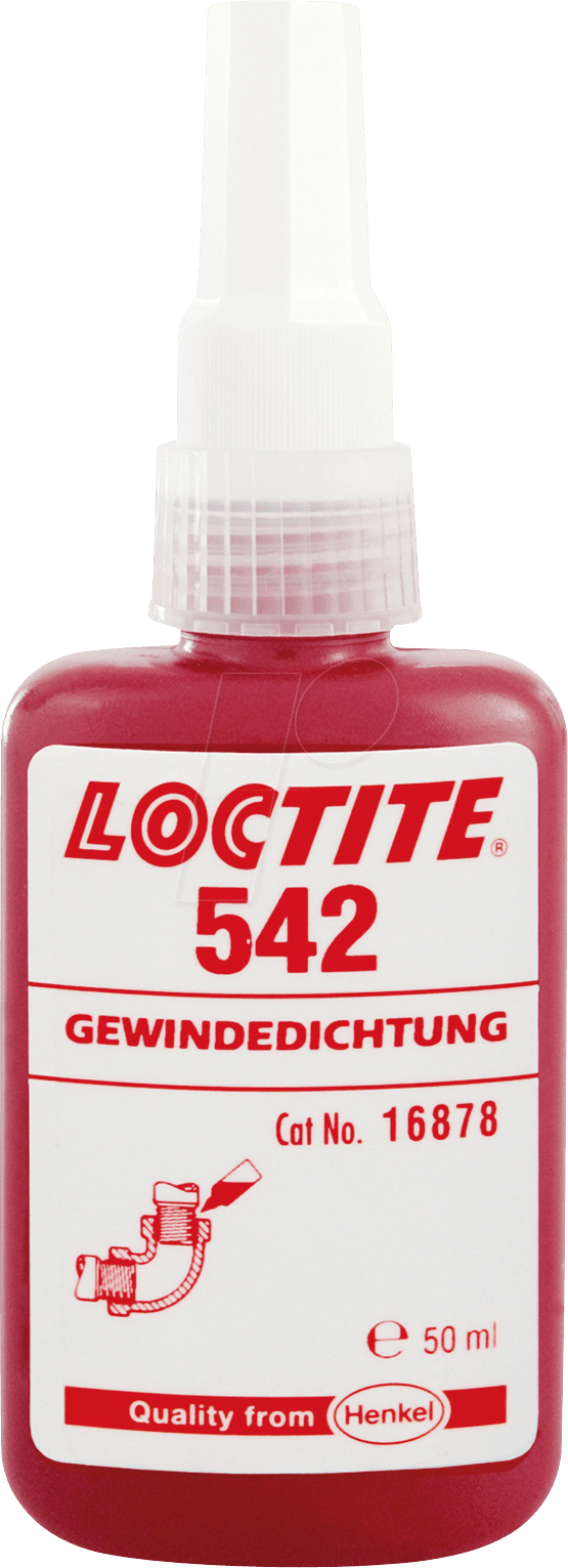 LOCTITE 542 - Gewindedichtung, mittelfest, Flasche, 10 ml