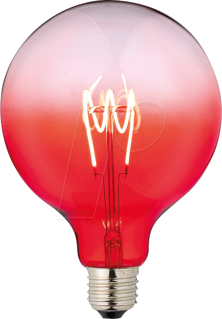 SCHI LF023925002 - E27 TR G125x180 140Lm 4W Rot