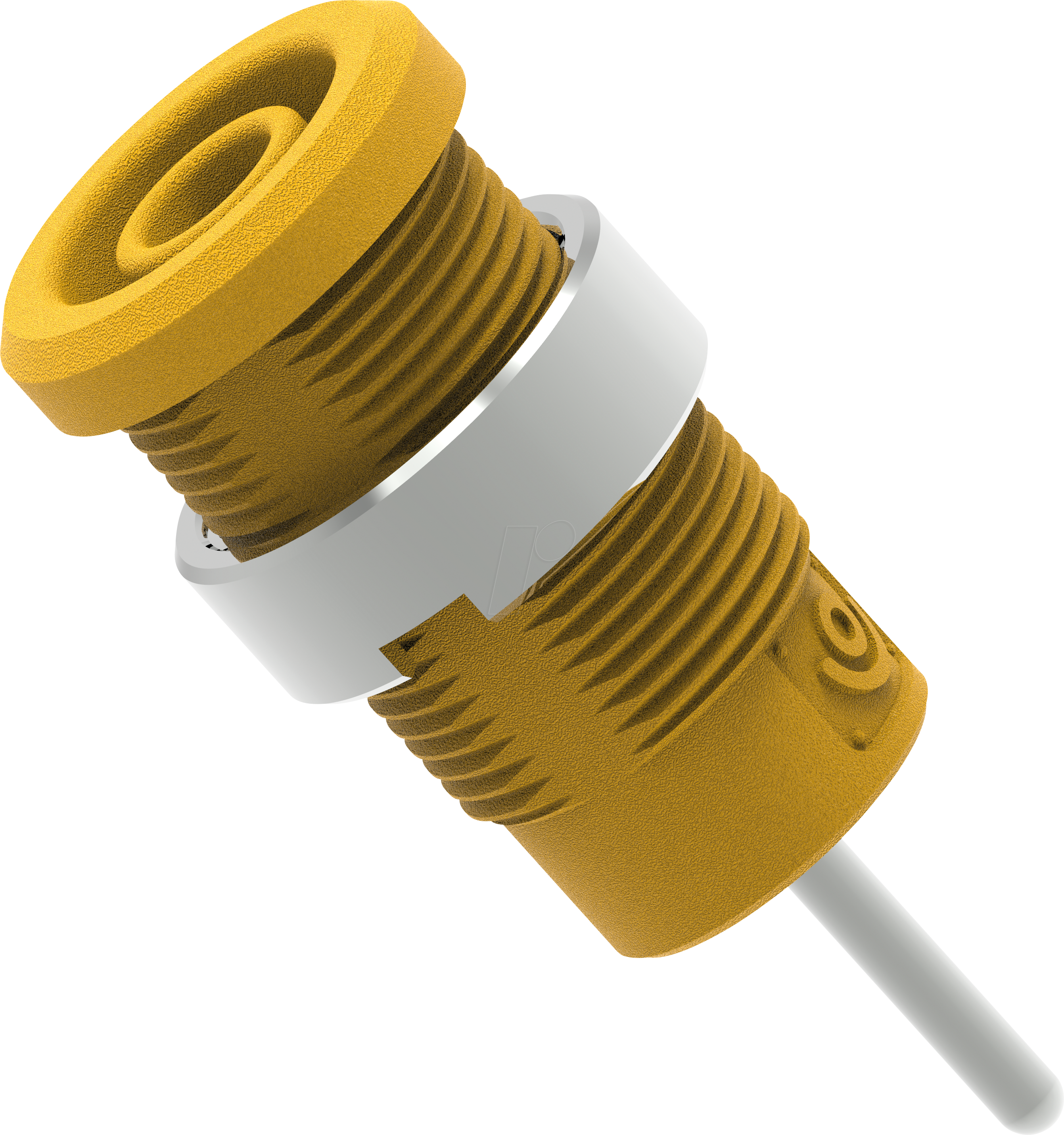 PJP 3267-C-J - Sicherheits-Bananenbuchse, 4 mm, Kontaktstift, gelb